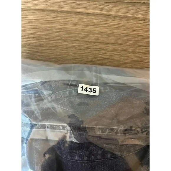 Vtg British Khaki Embroidered Horse Denim Button Up Women's 6 Chambray *READ - Picture 10 of 10